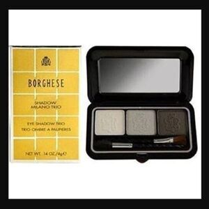 Borghese Shadow Milano Eye Shadow Trio IL BACIO GRAY NIB